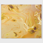 Golden Marble Texture Cadeaupapier (Vlak)