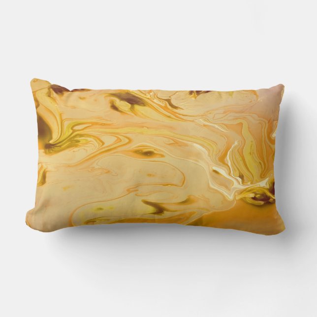 Golden Marble Texture Kussen (Voorkant)