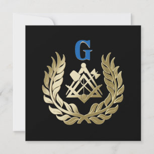 Golden masonry-symbool