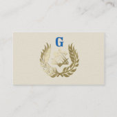 Golden masonry-symbool visitekaartje (Achterkant)