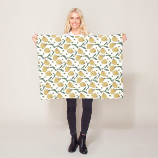 "Golden Meadow" Fleece Deken