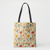 Golden Meadow Floral Wellness Sac fourre-tout (Devant)