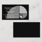 Golden Mean Visitekaartje (Voorkant / Achterkant)