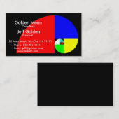 Golden Mean Visitekaartje (Voorkant / Achterkant)