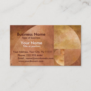 Golden Mean Visitekaartje