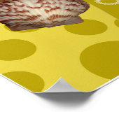 Golden Mermaid en Dolphin Print (Hoek)