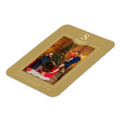 Golden Merry-kerstfotoserie Magneet (Linkerzijde)