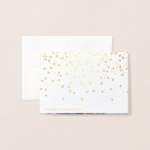 Golden Merry-kerstscript Foto's Snow Folie Kaarten (Met envelop)