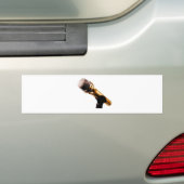 Golden Microphone Bumpersticker (Op auto)