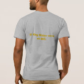Golden Microphone T-shirt (Achterkant)