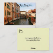 Golden middag visitekaartje (Voorkant / Achterkant)