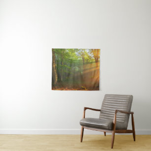 Golden Moment van licht Wandkleed