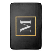 Golden Monogram Badmat (Voorkant Verticaal)