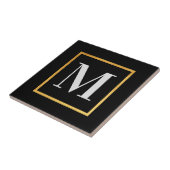 Golden Monogram Tegeltje (Zijkant)