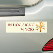Golden Monogram van Christus Bumpersticker (Op auto)