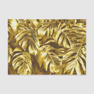 Golden monstera Tissue Paper Tissuepapier