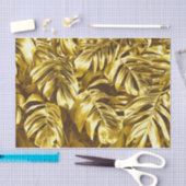 Golden monstera Tissue Paper Tissuepapier (Craft)