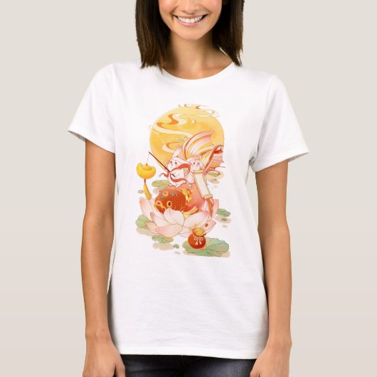 Golden Moon Harmony Dames T-shirt (Voorkant)