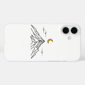 "Golden Moon & Peaks" Minimalist Case-Mate iPhone Case (Achterkant (horizontaal))