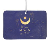 Golden Moon With Hands Personalized Luchtverfrisser (Achterkant)