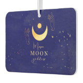 Golden Moon With Hands Personalized Luchtverfrisser (Links)