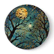 Golden Moonlight Button