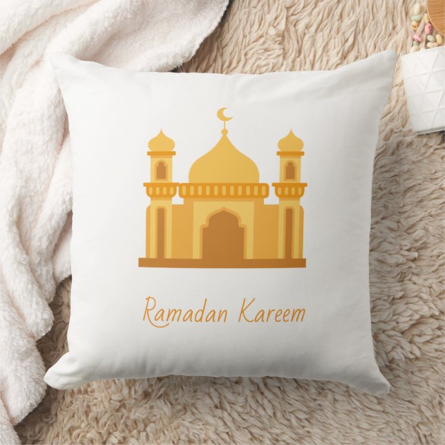 Golden Mosque Pillow Kussen (Deken)