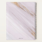 "Golden Motivation" Moderne Planner met Waterverf (Achterkant)