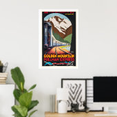 Golden Mountain Pullman Express Montreux Poster (Thuiskantoor)