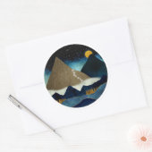 Golden Mountain Ronde Sticker (Envelop)