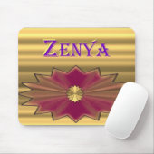 Golden mousepad muismat (Met muis)