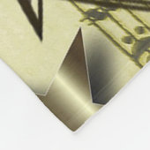 Golden Music Fleece Blanket (Hoek)