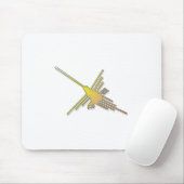 Golden Nazca Lines Hummingbird Muismat (Met muis)