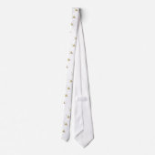 Golden Nazca Lines Hummingbird Stropdas (Achterkant)