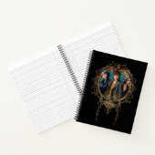Golden Newt, Tina en Leta Art Deco Portrait Notitieboek (Binnen)
