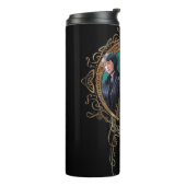 Golden Newt, Tina en Leta Art Deco Portrait Thermosbeker (Gedraaid links)