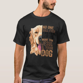 Golden niemand zal je meer liefhebben dan Jezus en T-shirt