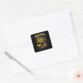 Golden Nights of Ramadan Vierkante Sticker (Envelop)