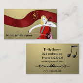 Golden notes visitekaartje (Voorkant / Achterkant)