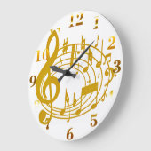 Golden Notes_Wall klok (Hoek)