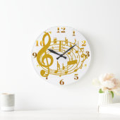 Golden Notes_Wall klok (Huis)