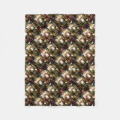 Golden Nutcrackers Fleece Deken (Voorkant)