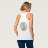 Golden Om Mandala Tanktop (Volledige Achterkant)