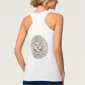 Golden Om Mandala Tanktop (Achterkant)