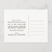 Golden Ombré, Invitation du parti de réchauffement (Dos)