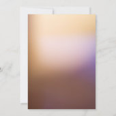 Golden Ombré, Invitation du parti de réchauffement (Dos)