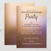 Golden Ombré, Invitation du parti de réchauffement (Devant / Derrière)