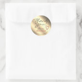 Golden Ombre Merci Étiquette Nom du symbole cardia (Sac)