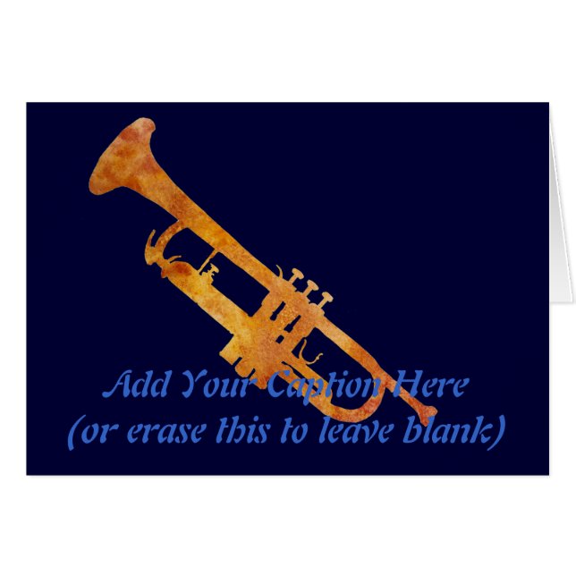 Golden Oranje Trumpet (Voorkant Horizontaal)