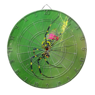 Golden Orb Weaver Spin Dart Board Dartbord